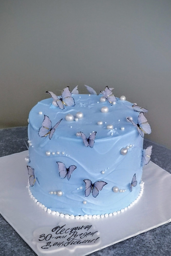 Торта Сини пеперуди