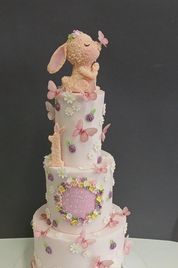 ТОРТА ЗАЙЧЕ 1 ГОД