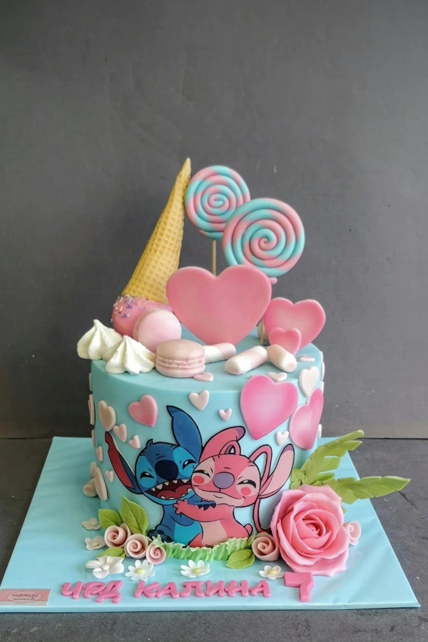 Торта Стич и Ейнджъл