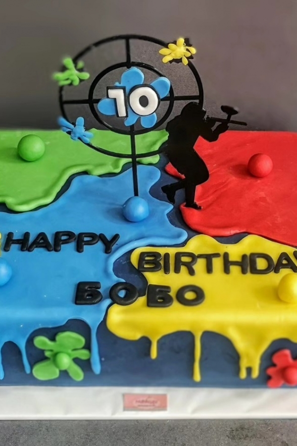 Торта Paintball