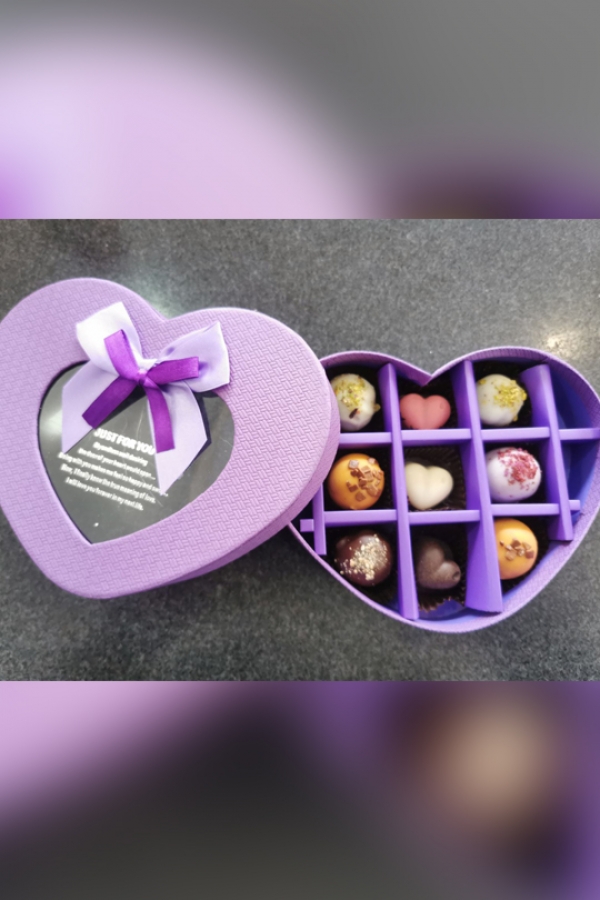 Кутия Сърце с бонбони